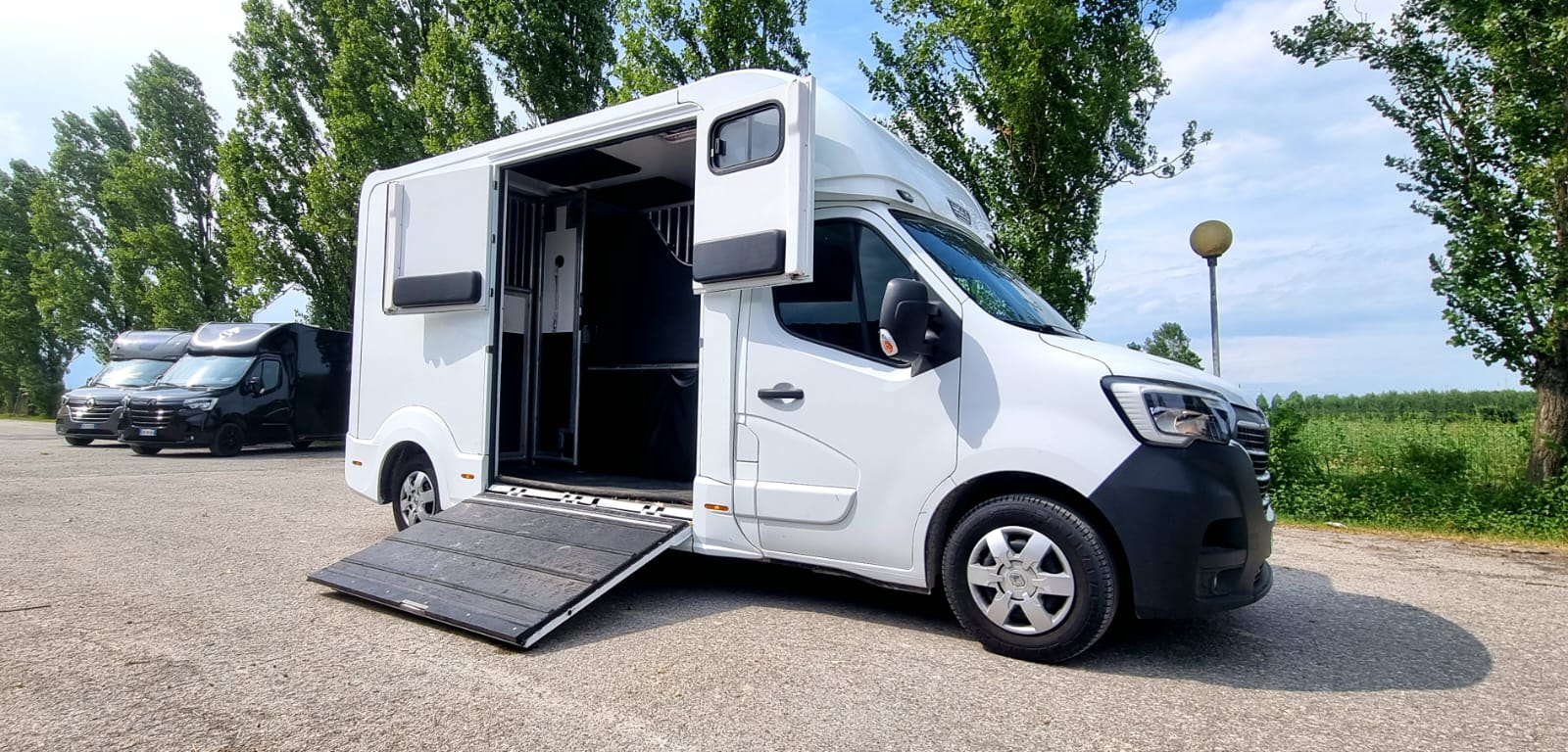 Renault Master Gancio Traino - Horse Move: la piattaforma per il trasporto cavalli. Noleggia mezzi, trova trasportatori. Confronta prezzi, leggi feedback, paga sicuro.